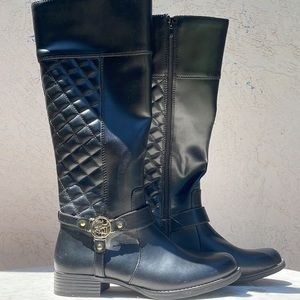 Liz Claiborne Quilted Riding Boots